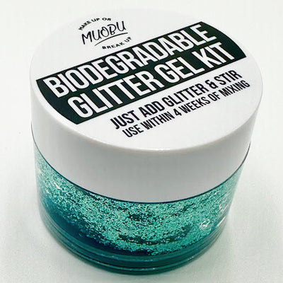 Biodegradable Glitter Gel - Metallic Turquoise (Fine Glitter)