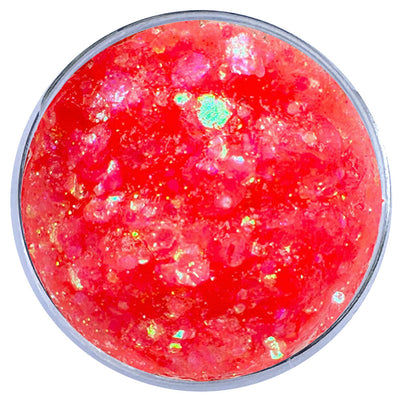 Biodegradable Glitter Gel - UV Coral Pink (Chunky Mix)