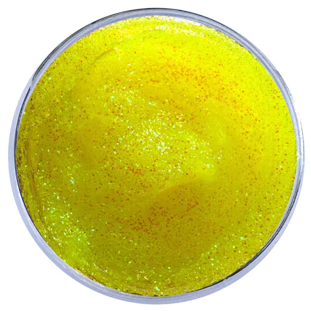 Biodegradable Glitter Gel - UV Yellow (Fine Glitter)