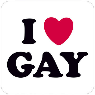 I Love Gay Coaster