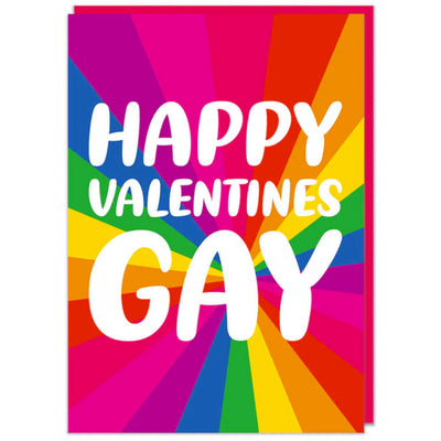 Happy Valentine's Gay - Valentines Card