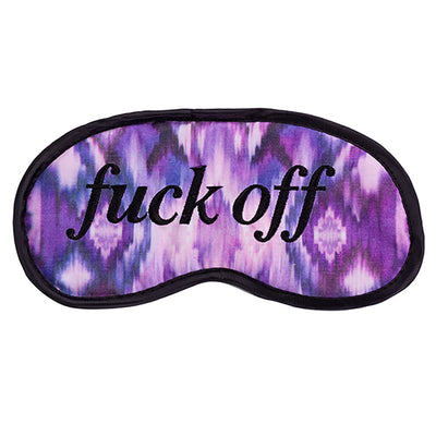 Eye Mask - F*ck Off (Purple Pattern)