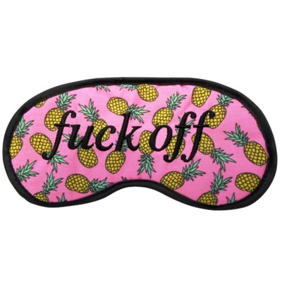 Eye Mask - F*ck Off (Pineapple Pattern)