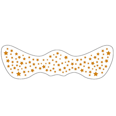 Face Freckles Transfer - Gold Stars