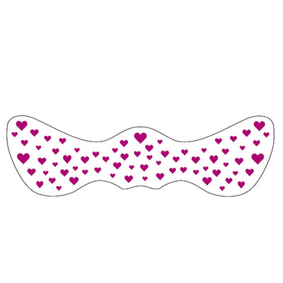 Face Freckles Transfer - Pink Hearts