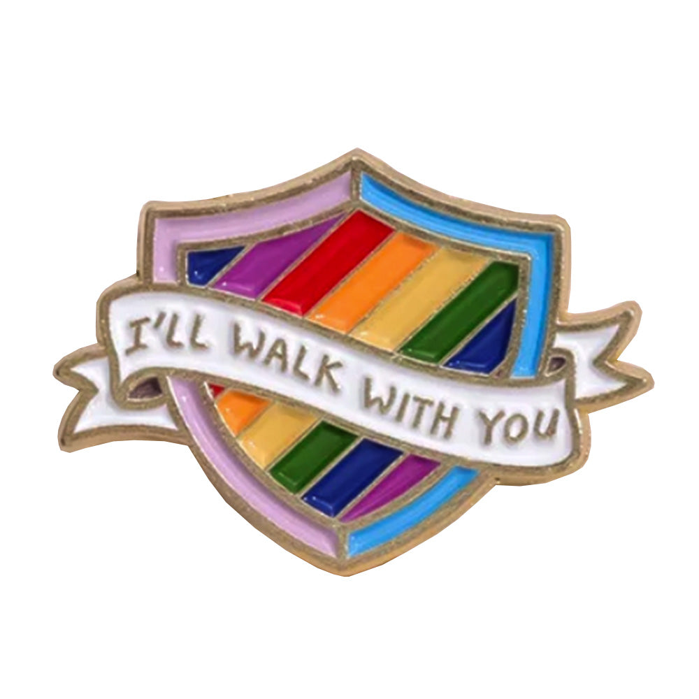 I'll Walk With You Enamel Pin