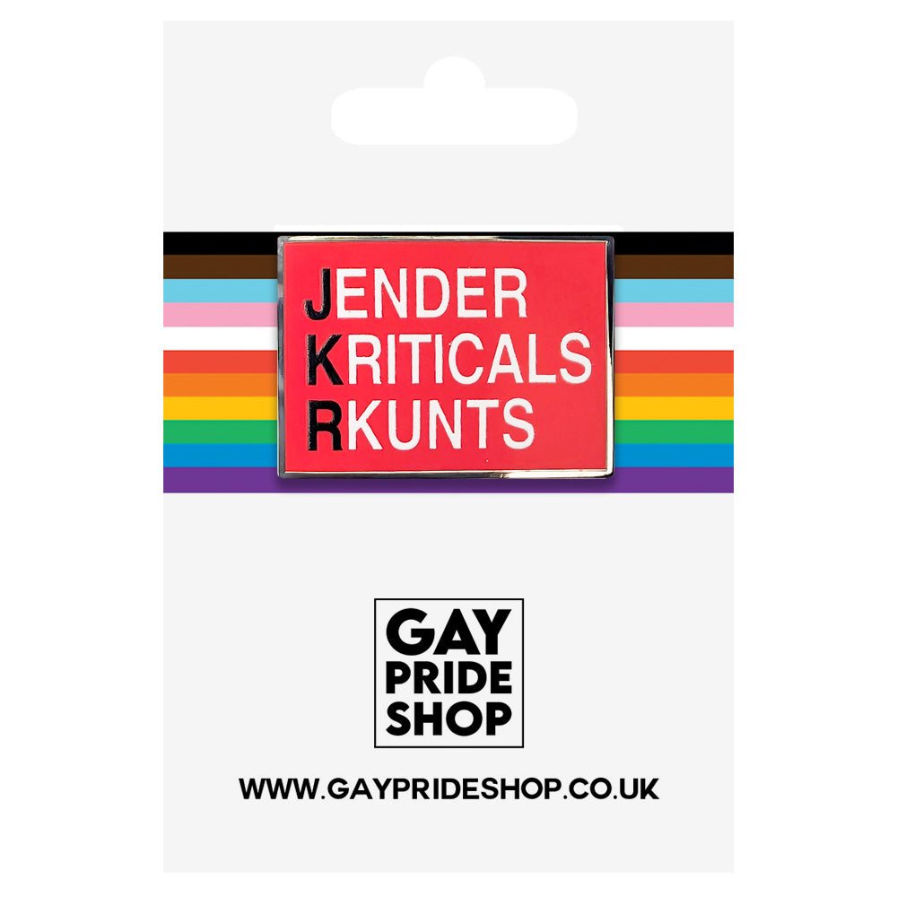 Jender Kriticals R Kunts Metal & Enamel Pin