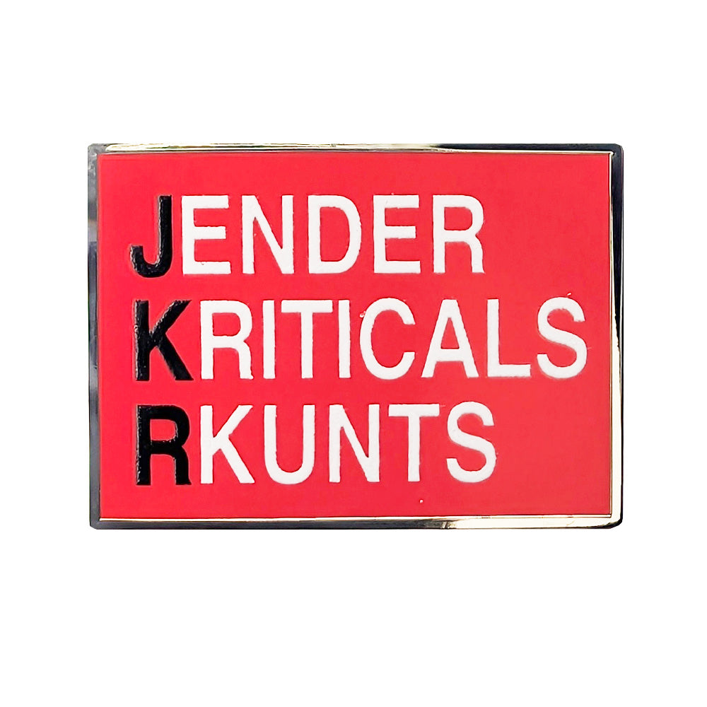 Jender Kriticals R Kunts Metal & Enamel Pin