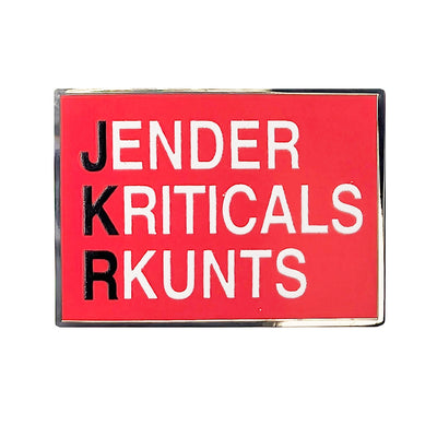 Jender Kriticals R Kunts Metal & Enamel Pin
