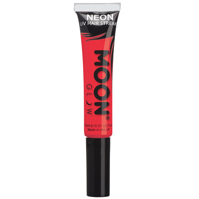 Moon Glow Neon UV Hair Streak - Intense Red