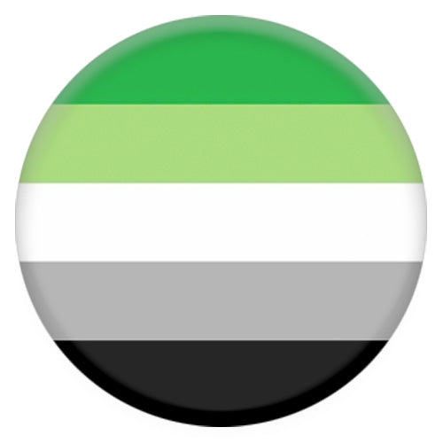 Aromantic Flag Small Pin Badge