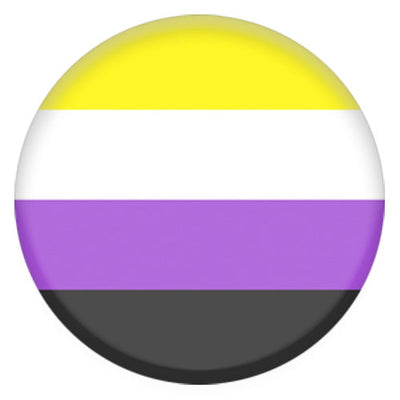 Non Binary Flag Small Pin Badge