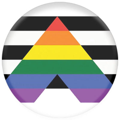 Straight Ally Flag Small Pin Badge