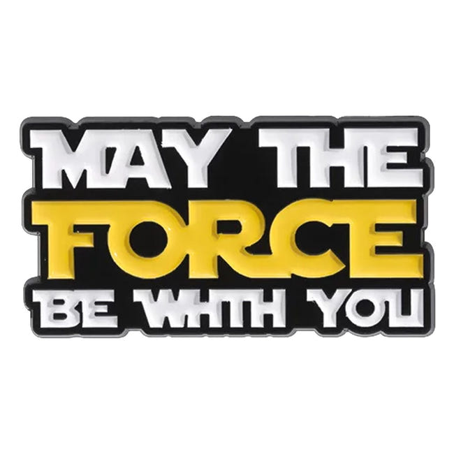 Stickers Repositionnables Star Wars May The Force | Déco Murale Facile, 100% Sans Abîmer Les Murs - 1