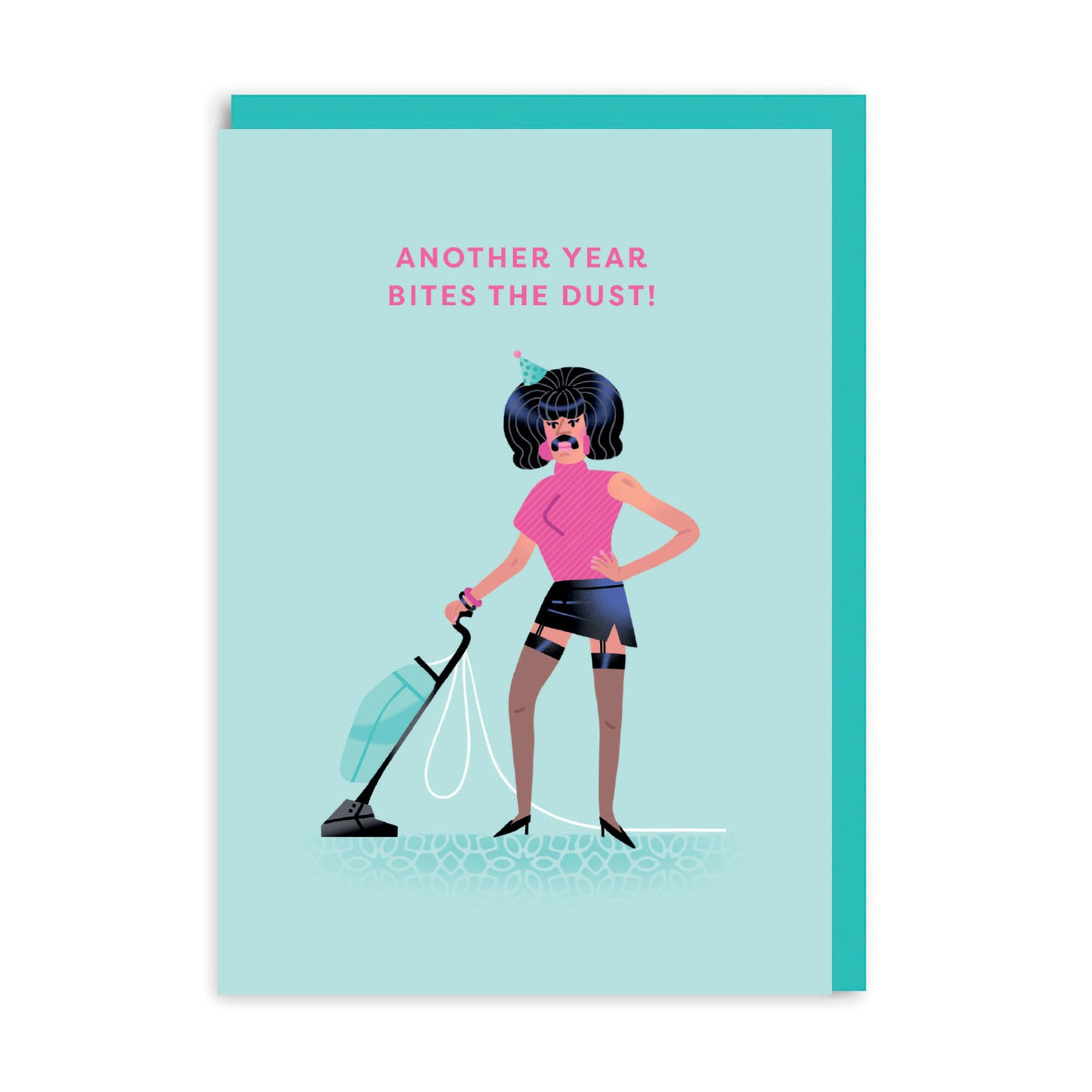 Another Year Bites The Dust (Freddie Mercury) -  Greetings Card