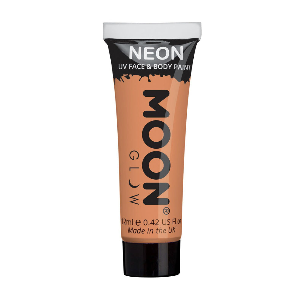 Moon Creations UV Neon Face & Body Paint - Pastel Orange