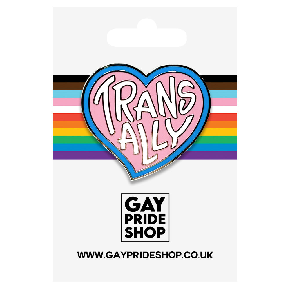 Trans Pin Drawing.pdf Trans Ally (Heart Shape) Enamel Lapel Pin Badge – www.gayprideshop.co.uk