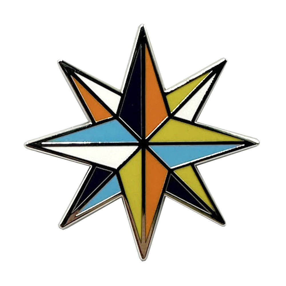 Aroace - Star Enamel Lapel Pin Badge
