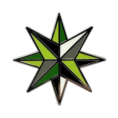 Aromantic - Star Enamel Lapel Pin Badge
