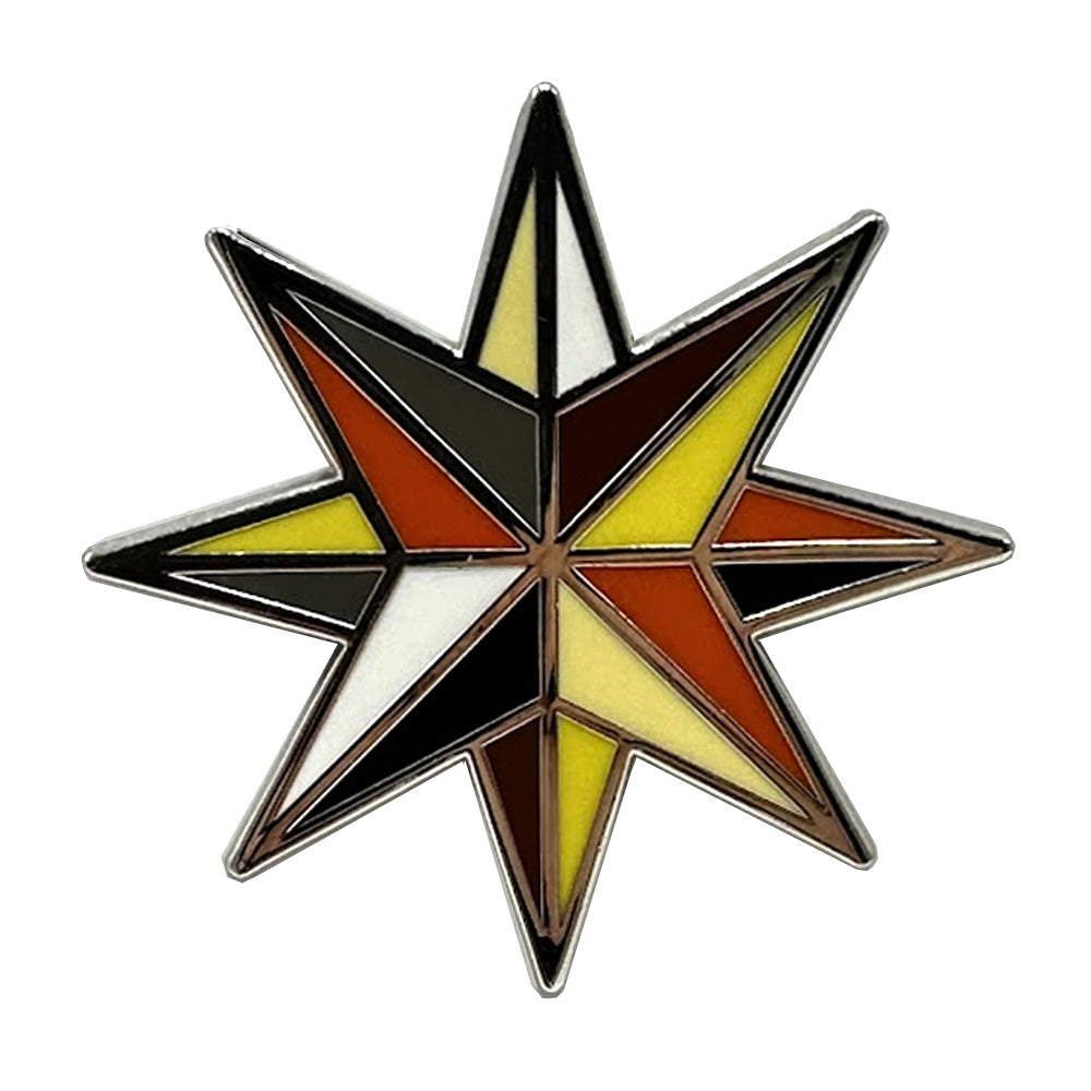 Bear Pride - Star Enamel Lapel Pin Badge