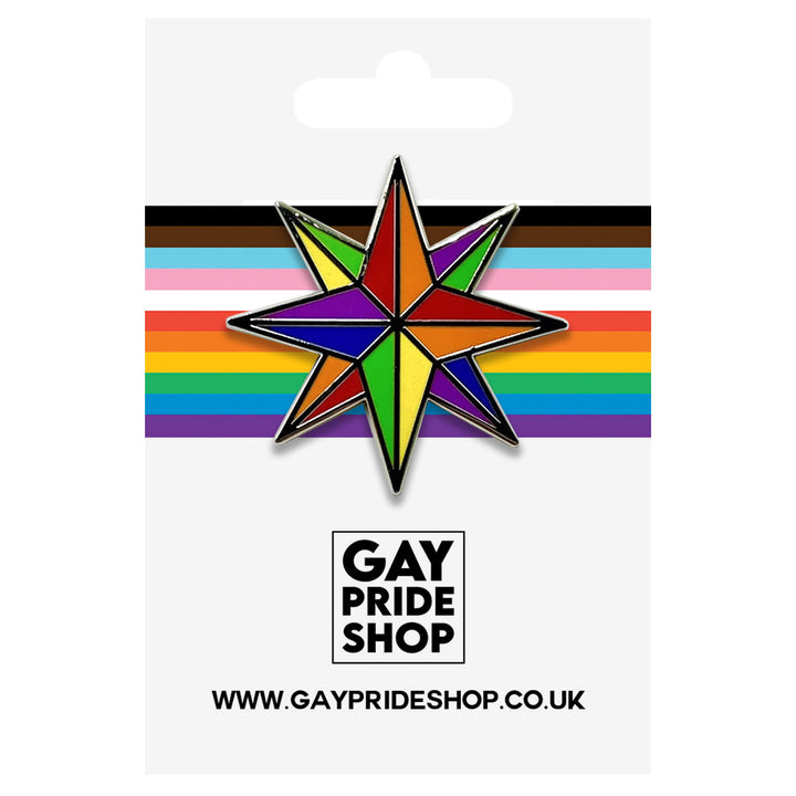 Rainbow Love Heart Pin Badge - Enamel Lapel Pin For LGBT Pride, NHS Support, Or Colorful Style