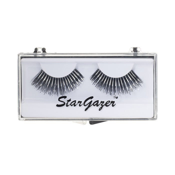 Stargazer Festival False Lashes 04 - Black & Silver Foil