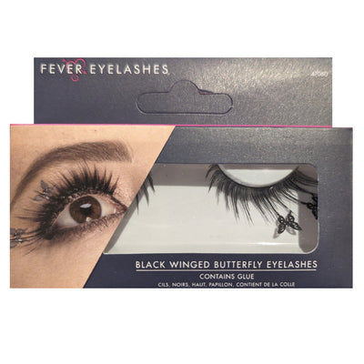 Fever Eyelashes Black Winged Butterfly 47060