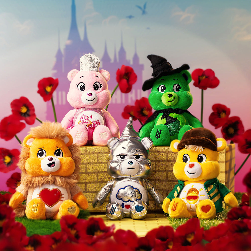 Care Bears x Wicked - Funshine Bear as the Scarecrow (22cm Plush