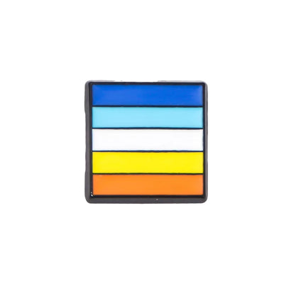 Mini Square Lapel Pin - Aroace