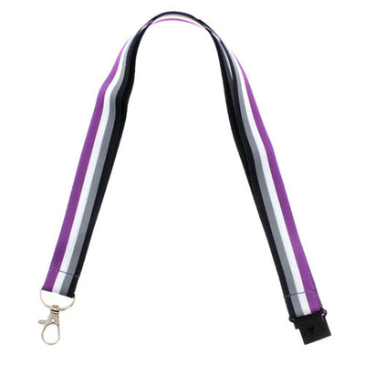 Asexual Flag Lanyard