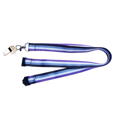Asexual Flag Lanyard And Whistle