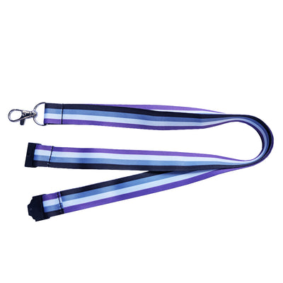 Asexual Flag Lanyard