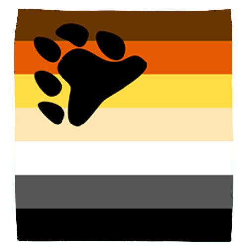 Bear Pride Flag Bandana