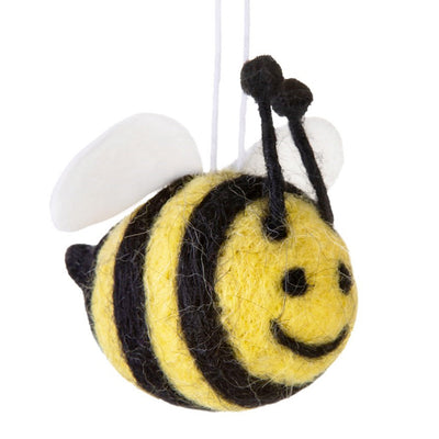 Bee Happy Felt Hanging Decoration