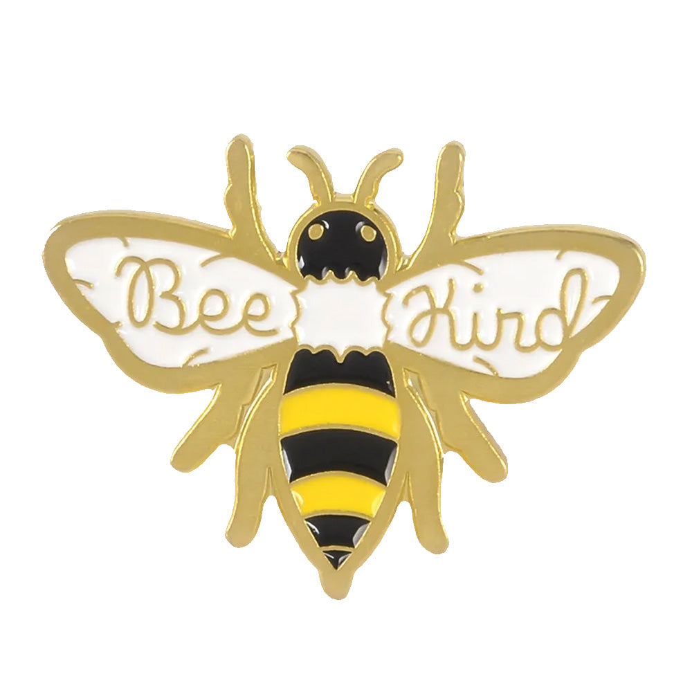 Bee 'Bee Kind" Metal & Enamel Pin