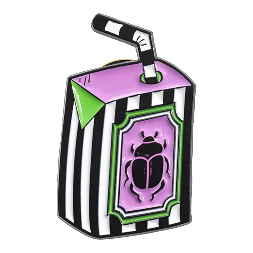 Beetlejuice (Carton of Beetle Juice) Metal & Enamel Pin