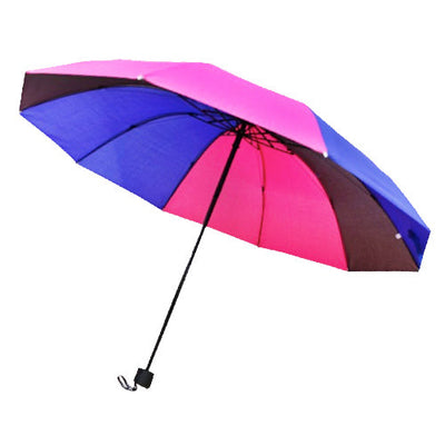 Bisexual Flag Colours Folding Umbrella