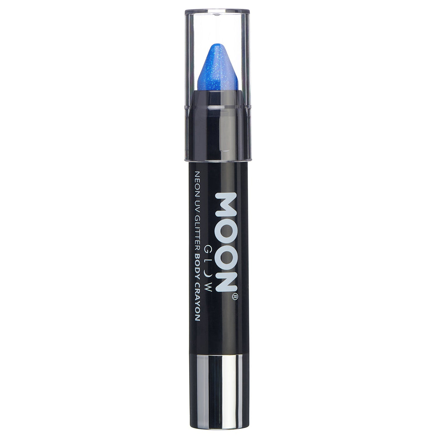 Moon Glow Neon UV Body Crayon - Glitter Blue