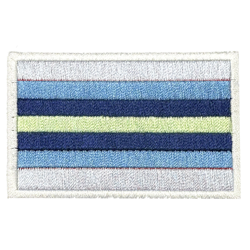 Boyflux Flag Rectangular Embroidered Iron-On Festival Patch