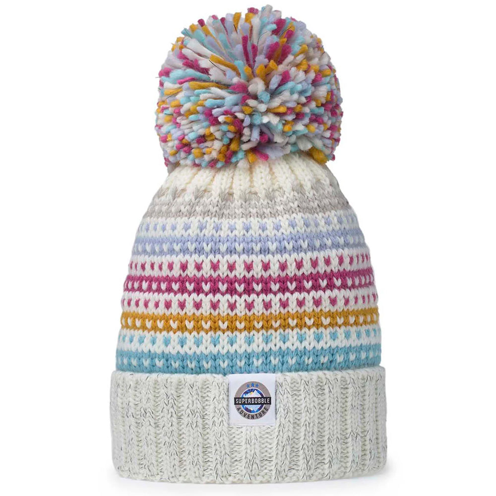 Reflective SuperBobble Hat - Candy Stripe Nordic