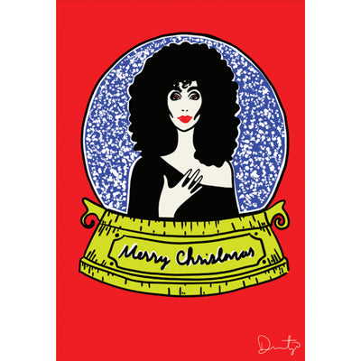 Dusty O Divas Christmas Card - Cher