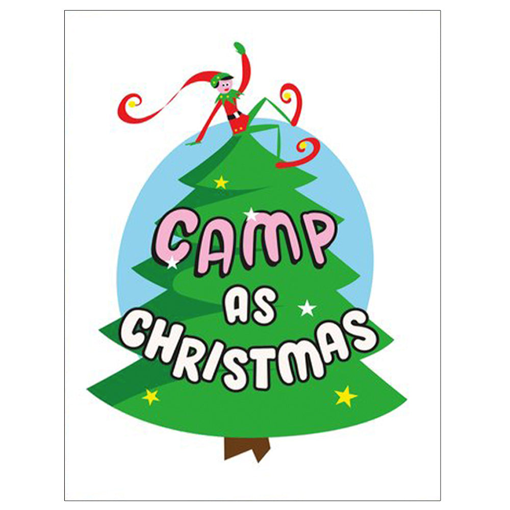 Camp As Christmas (Christmas Tree) - Christmas Card