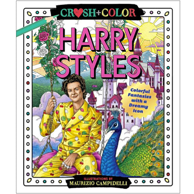 Crush and Colour - Harry Styles Colouring Book