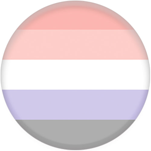 Cupioromantic Pride Flag Small Pin Badge