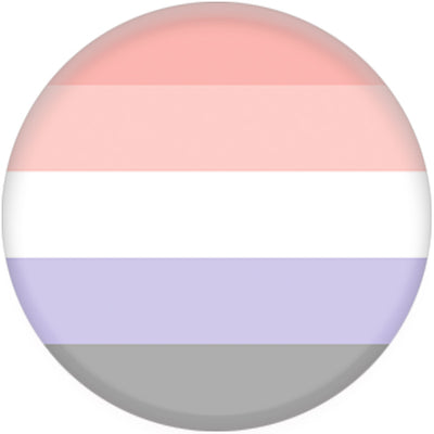 Cupioromantic Pride Flag Small Pin Badge