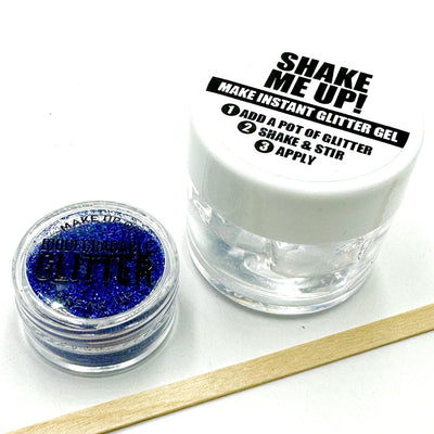 Biodegradable Glitter Gel - Holographic Dark Blue (Fine)