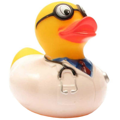 Rubber Duck - Doctor With Stethoscope (Duckshop #4386)