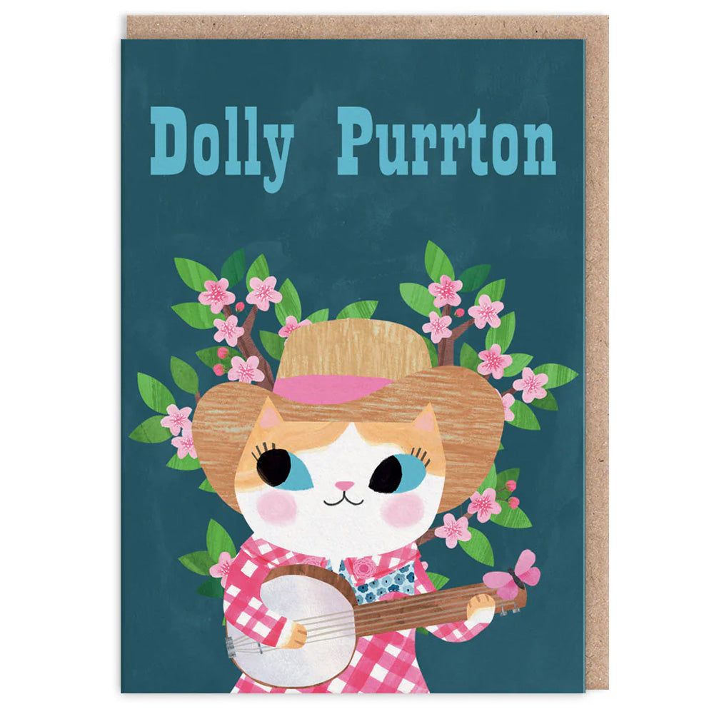 Dolly Purrton - Greetings Card