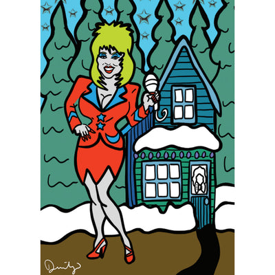 Dusty O Art DIVAS Christmas Cards - SET 2 (7 Cards)