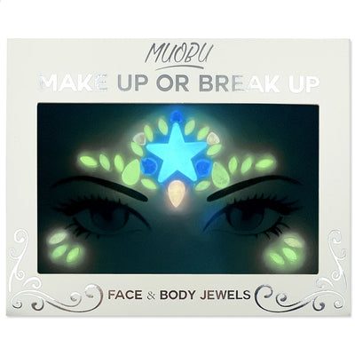 Festival Face Jewels Set (Glow In The Dark) - Festival Glow